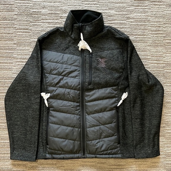 NRA Other - NRA Gray Puffer Fleece Jacket w/ Embroidered Logo
